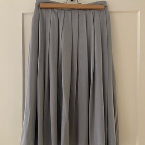 Elegant Gray Pleated Skirt Filippa K